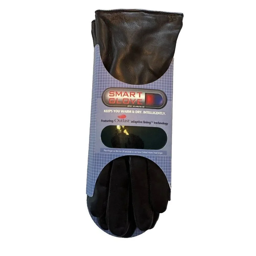 Smart Glove Women's Genuine Leather Glove Dark Brown Size Medium NEW